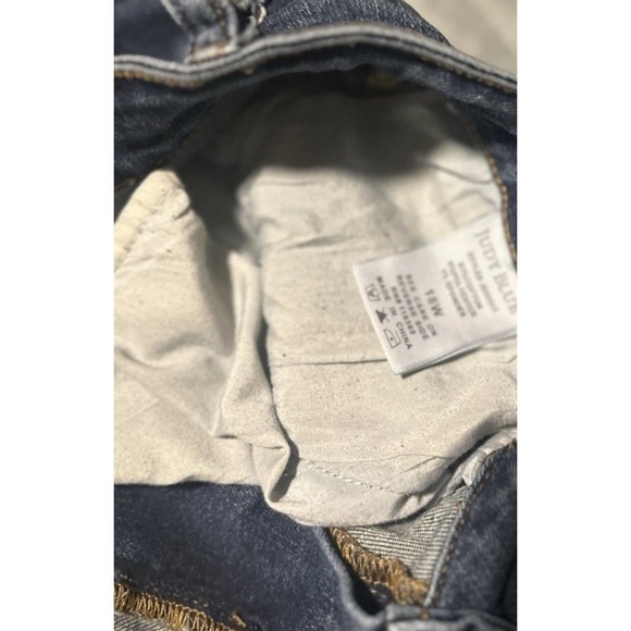 Judy Blue High Rise Distressed Straight Jean Stretch Plus Size 18W - Picture 7 of 9